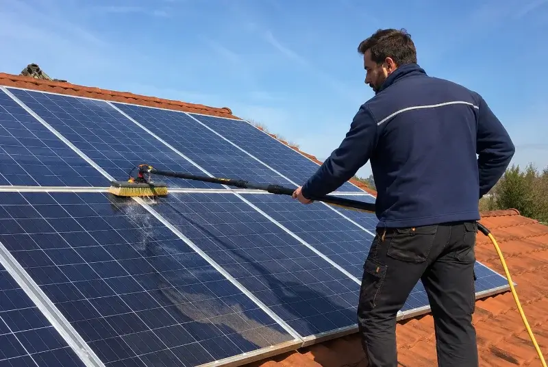 Nettoyage et entretien de panneaux solaires au Haillan