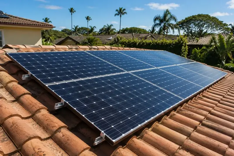 Installation de panneaux solaires au Haillan